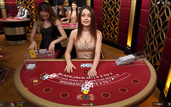 Live Blackjack Gameplay 2